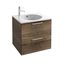 Тумба под раковину Jacob Delafon Odeon Rive Gauche 60 см, EB2520-R5-E52, цвет дуб табак, ручки хром