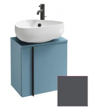 Тумба под раковину Jacob Delafon Nouvelle Vague 45 см, EB3045D-M53, цвет серый антрацит матовый, петли справа