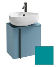 Тумба под раковину Jacob Delafon Nouvelle Vague 45 см, EB3045D-S30, цвет бирюзовый сатин, петли справа