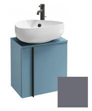 Тумба под раковину Jacob Delafon Nouvelle Vague 45 см, EB3045D-G1F, цвет насыщенный серый глянцевый, петли справа