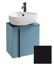 Тумба под раковину Jacob Delafon Nouvelle Vague 45 см, EB3045D-M61, цвет черный матовый, петли справа