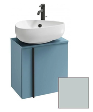 Тумба под раковину Jacob Delafon Nouvelle Vague 45 см, EB3045D-G73, цвет голубой шторм глянцевый, петли справа