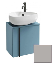 Тумба под раковину Jacob Delafon Nouvelle Vague 45 см, EB3045D-N21, цвет серый титан глянцевый, петли справа