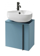 Тумба под раковину Jacob Delafon Nouvelle Vague 45 см, EB3045G-S50, цвет аквамарин сатин, левая