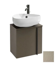 Тумба под раковину Jacob Delafon Nouvelle Vague 45 см, EB3045G-NR2, цвет коричневая кожа, петли слева