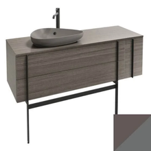 Тумба под раковину Jacob Delafon Nouvelle Vague 145 см, EB3044-M65, темно-серый/серый стальной мягкий