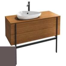 Тумба под раковину Jacob Delafon Nouvelle Vague 120 см, EB3042-G80, темно-серый глянцевый