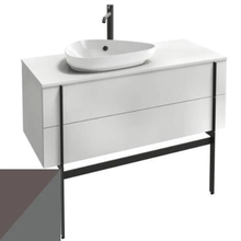 Тумба под раковину Jacob Delafon Nouvelle Vague 120 см, EB3041-M65, темно-серый/серый стальной мягкий