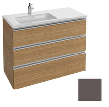 Тумба под раковину Jacob Delafon Vox 100 EB2045-RA-G80, 100 х 46 см, светло-коричневая глянцевая