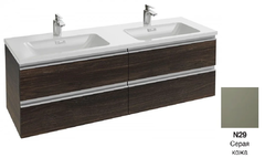 Тумба под раковину Jacob Delafon Vox 140 см, EB2020-RA-N29, цвет - серая кожа