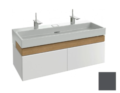 Тумба под раковину Jacob Delafon Terrace 120 см, EB1188-442, цвет - серый антрацит блестящий