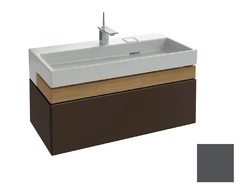 Тумба под раковину Jacob Delafon Terrace 100 , подвесная, цвет - серый антрацит глянцевый