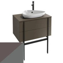 Тумба под раковину Jacob Delafon Nouvelle Vague 80 см, EB3039-M65, темно-серый/серый стальной мягкий