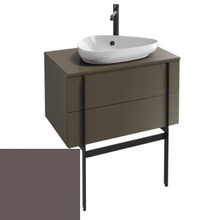 Тумба под раковину Jacob Delafon Nouvelle Vague 80 см, EB3039-S32, темно-серый сатин