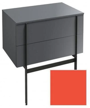 Тумба под раковину Jacob Delafon Nouvelle Vague 80 см, EB3054-G1K, цвет алый глянцевый