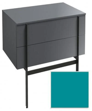 Тумба под раковину Jacob Delafon Nouvelle Vague 80 см, EB3054-M57, цвет бирюзовый матовый