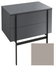 Тумба под раковину Jacob Delafon Nouvelle Vague 80 см, EB3054-G72, цвет белая глина глянцевый