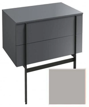 Тумба под раковину Jacob Delafon Nouvelle Vague 80 см, EB3054-M54, цвет серый титан матовый