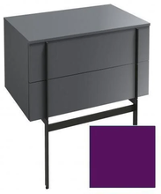 Тумба под раковину Jacob Delafon Nouvelle Vague 80 см, EB3054-F26, цвет сливовый глянцевый