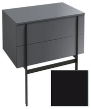 Тумба под раковину Jacob Delafon Nouvelle Vague 80 см, EB3054-M61, цвет черный матовый