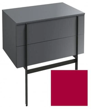 Тумба по раковину Jacob Delafon Nouvelle Vague 80 см, EB3054-275, цвет малиновый сатин