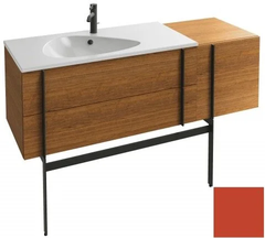 Тумба под раковину Jacob Delafon Nouvelle Vague 145 см, EB3037RU-G1K, цвет - маковый глянцевый