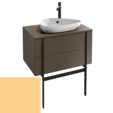 Тумба под раковину Jacob Delafon Nouvelle Vague 80 см, EB3039-G60, желтый глянцевый