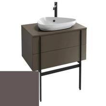 Тумба под раковину Jacob Delafon Nouvelle Vague 80 см, EB3039-G80, темно-серый глянцевый