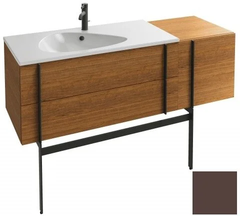 Тумба под раковину Jacob Delafon Nouvelle Vague 145 см, EB3037RU-N23, цвет - ледяной коричневый глянцевый