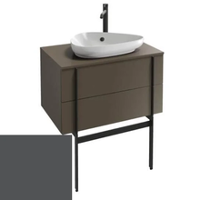 Тумба под раковину Jacob Delafon Nouvelle Vague 80 см, EB3039-442, серый антрацит глянцевый