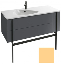 Тумба под раковину Jacob Delafon Nouvelle Vague 120 EB3036-M68, 3 ящика, цвет - желтый матовый