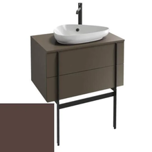 Тумба под раковину Jacob Delafon Nouvelle Vague 80 см, EB3039-N23, коричневый лед глянцевый