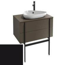 Тумба под раковину Jacob Delafon Nouvelle Vague 80 см, EB3039-274, черный глянцевый