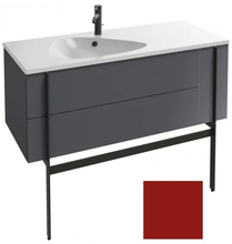 Тумба под раковину Jacob Delafon Nouvelle Vague 120 см, EB3036-M69, 3 ящика, цвет - темно-красный матовый