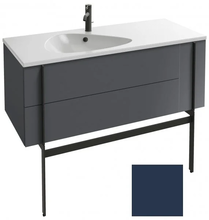 Тумба под раковину Jacob Delafon Nouvelle Vague 120 см, EB3036-M67, 3 ящика, цвет - темно-синий матовый