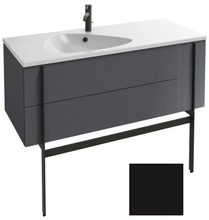 Тумба под раковину Jacob Delafon Nouvelle Vague 120 см, EB3036-M61, 3 ящика, цвет - черный матовый