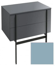 Тумба под раковину Jacob Delafon Nouvelle Vague 80 см, EB3054-G91, цвет аквамарин глянцевый