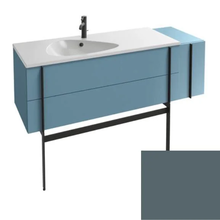 Тумба под раковину Jacob Delafon Nouvelle Vague 145 см, EB3038-G1F, графит глянцевый