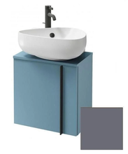 Тумба под раковину Jacob Delafon Nouvelle Vague 45 см, EB3045G-G1F, цвет насыщенный серый глянцевый, петли слева