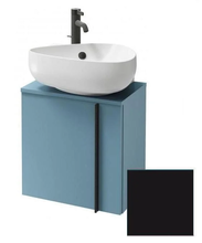 Тумба под раковину Jacob Delafon Nouvelle Vague 45 см, EB3045G-M61, цвет черный матовый, петли слева