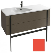 Тумба под раковину Jacob Delafon Nouvelle Vague 120 см, EB3035-M80, 2 ящика, цвет - алый матовый