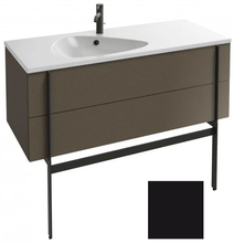 Тумба под раковину Jacob Delafon Nouvelle Vague 120 см, EB3035-M61, 2 ящика, цвет - черный матовый