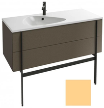 Тумба под раковину Jacob Delafon Nouvelle Vague 120 см, EB3035-S07, 2 ящика, цвет - желтый сатин