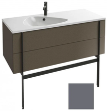 Тумба под раковину Jacob Delafon Nouvelle Vague 120 см, EB3035-S40, 2 ящика, цвет - насыщенный серый сатин