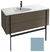 Тумба под раковину Jacob Delafon Nouvelle Vague 120 см, EB3035-G91, 2 ящика, цвет - аквамарин глянцевый