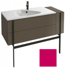 Тумба под раковину Jacob Delafon Nouvelle Vague 120 см, EB3034-M52, 3 ящика, с выступом, цвет - фуксия матовый