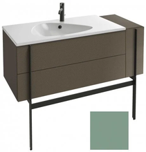 Тумба под раковину Jacob Delafon Nouvelle Vague 120 см, EB3034-S54, 3 ящика, с выступом, цвет - оливковый сатин