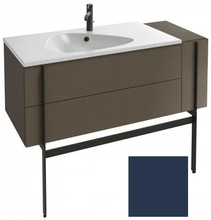 Тумба под раковину Jacob Delafon Nouvelle Vague 120 см, EB3034-S06, 3 ящика, с выступом, цвет - темно-синий сатин