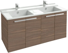 Тумба под раковину Jacob Delafon Struktura 120 см, EB1283-E16, ореховое дерево, 4 двери
