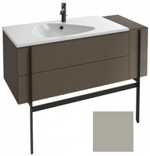 Тумба под раковину Jacob Delafon Nouvelle Vague 120 см, EB3034-F84, 3 ящика, с выступом, цвет - белая глина сатин